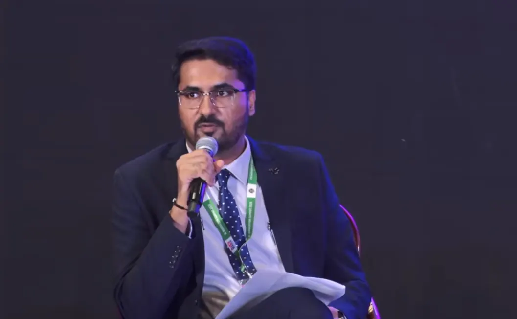 CA Dhaval Kodilkar speaking on AI for CFOs at AIS 2026