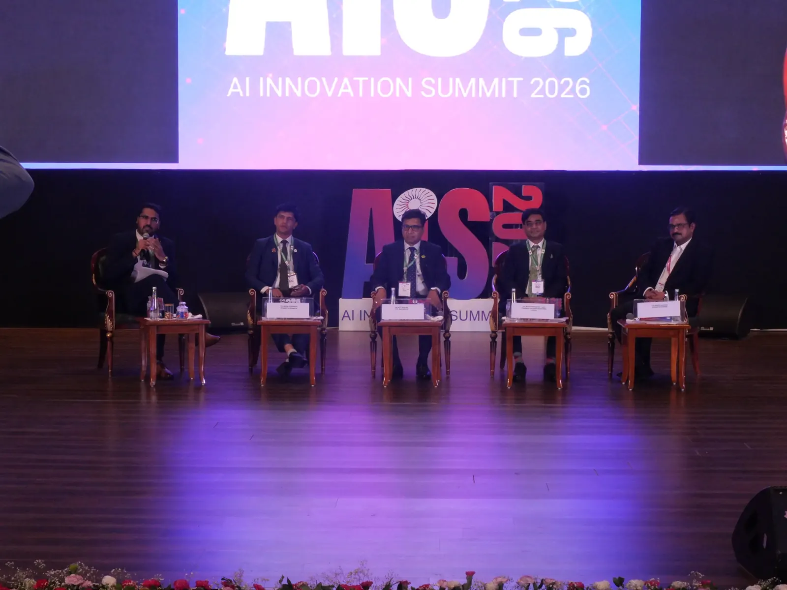 Wide view of the AI-Powered CFO panel at AIS 2026, New Delhi