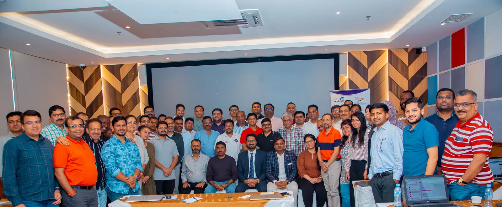 Full group photo of the AI session for the ICAI Dar es Salaam chapter, Tanzania