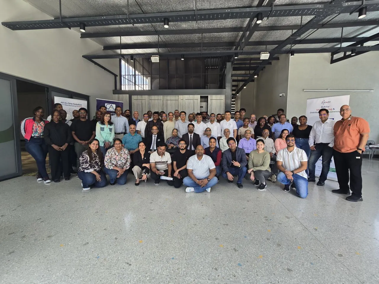 Group photo of the second ICAI Nairobi chapter AI session with CA Dhaval Kodilkar