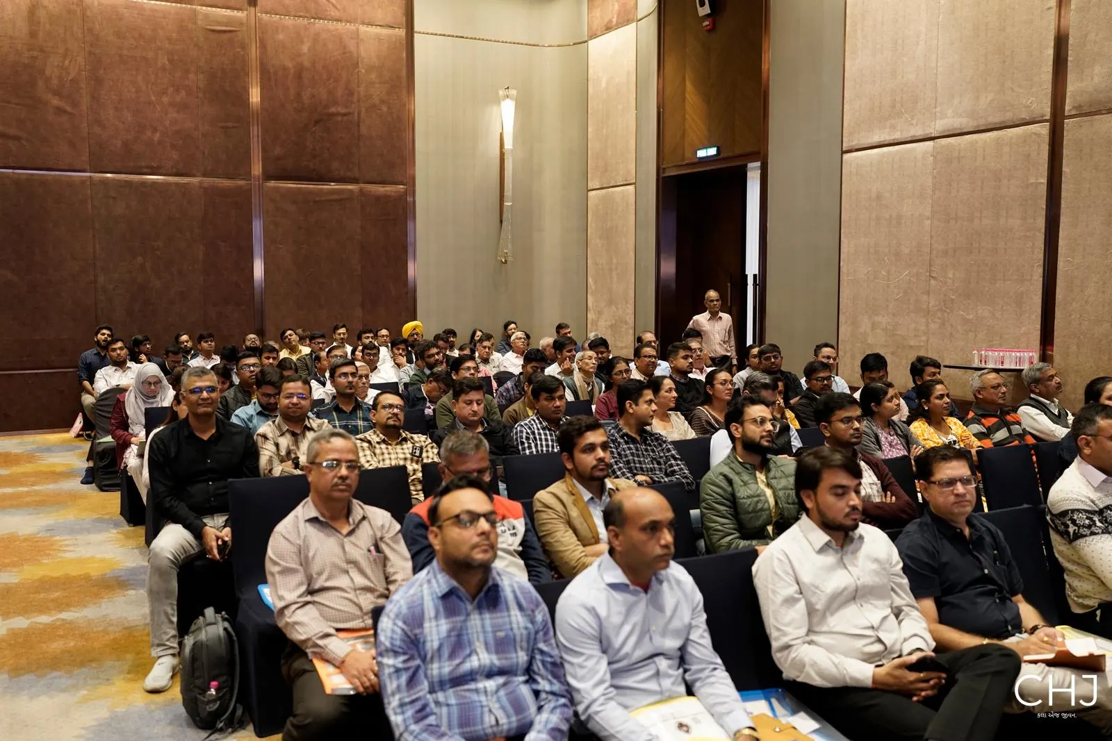 Chartered accountants in the audience at the ICAI Utkarsh conference, Vadodara