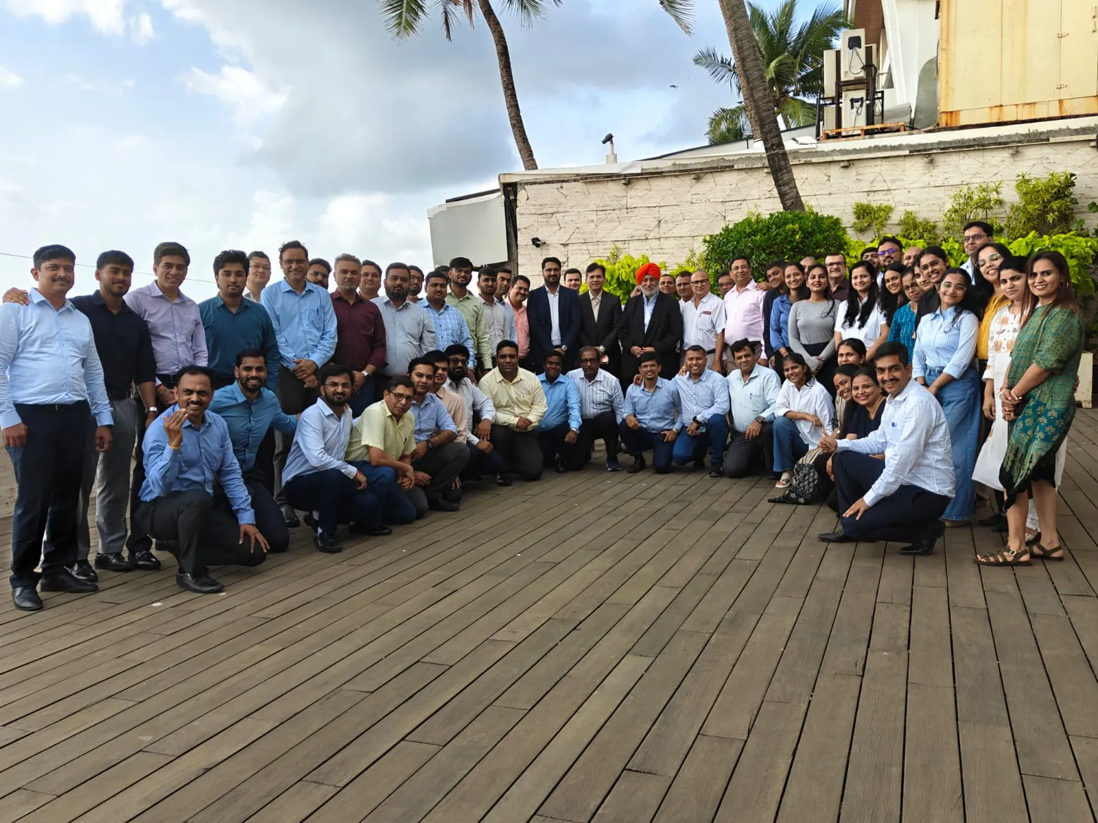 UPL AI training participants on the terrace